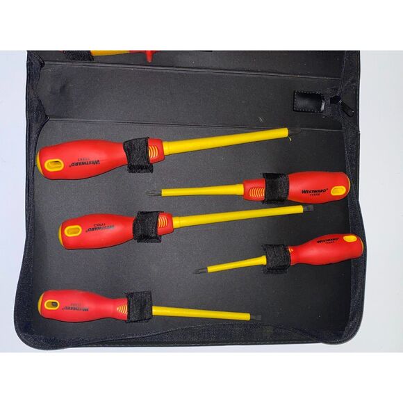 Westward Tools 1YXJ7 Insulated Tool Set – 10 Tools with Storage Case - Picture 3 of 5